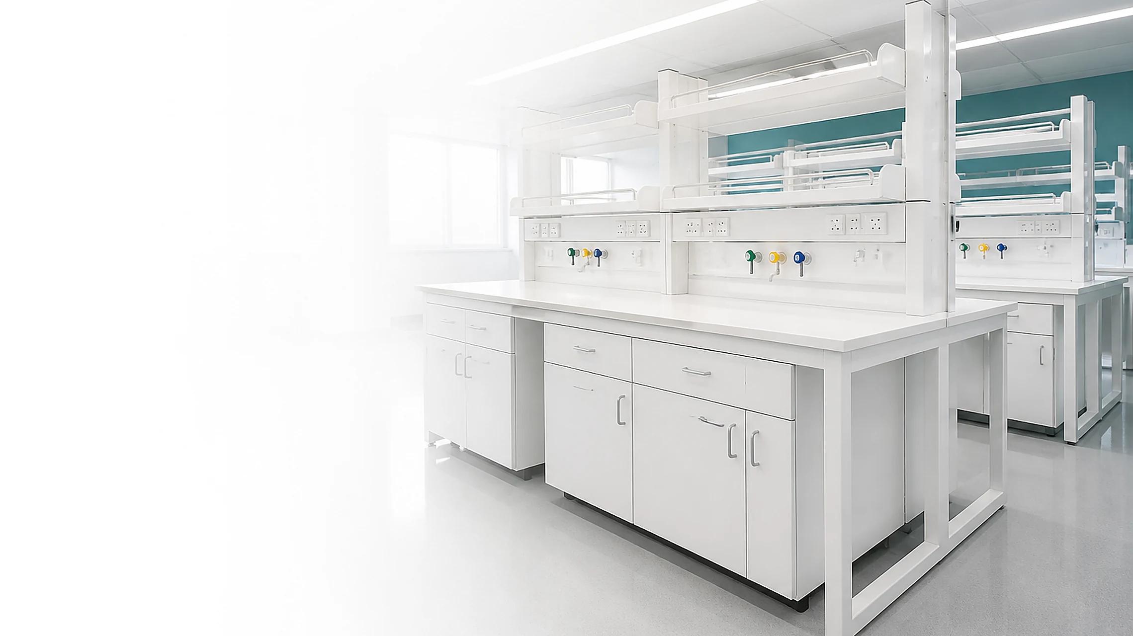 C-frame laboratory bench product
